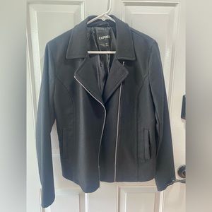 NWOT Black Express Wool Jacket size M